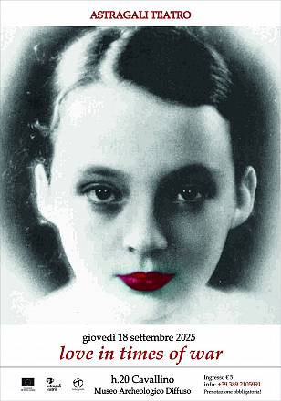 “love in times of war per la prima volta in scena per il festival nat- nature arts technologies